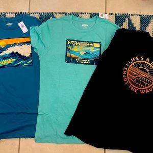 Summer vibes soft shirt bundle new with tags